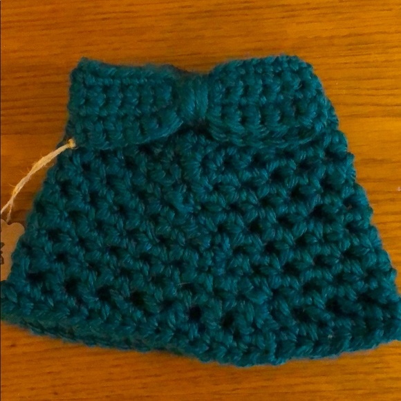 Brand New Jade Color Messy Bun Hat w/Bow - Picture 4 of 4